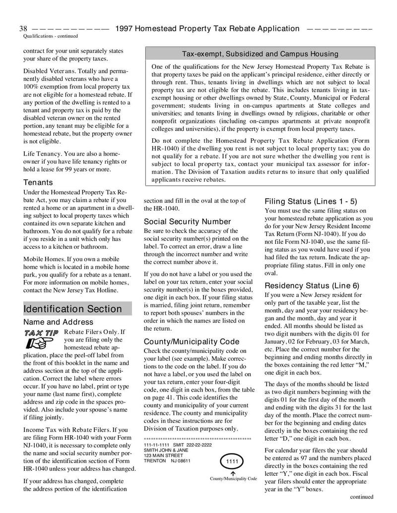 Large thumbnail of Form HR-1040-X - Aug 2007