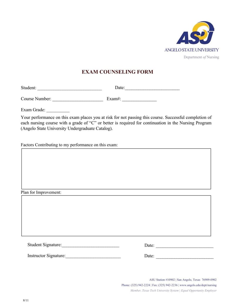 Large thumbnail of ASU Exam Counseling Form