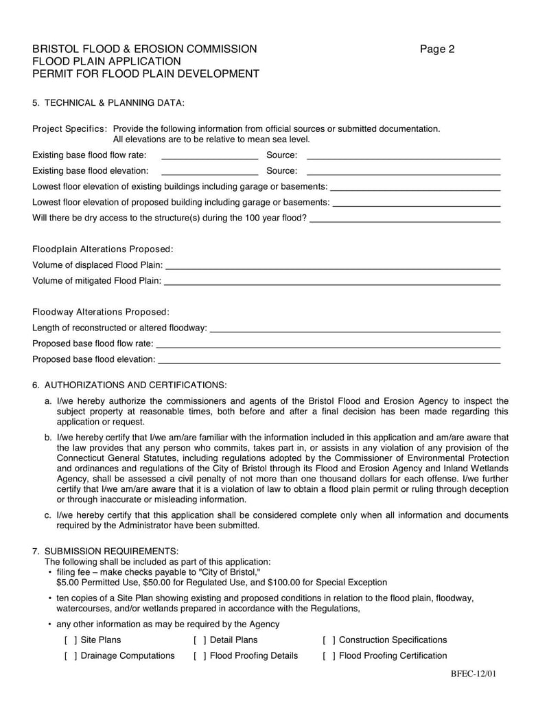 Large thumbnail of Connecticut Flood Plain Application