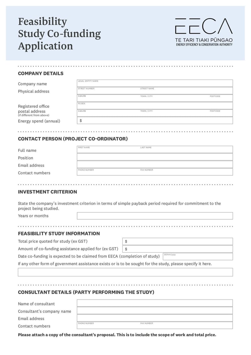 Large thumbnail of Feasibility Study Co-Funding Application Form - Jul 2020