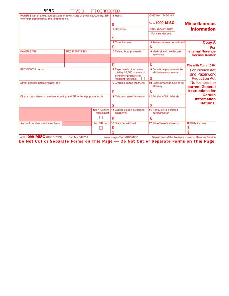 Large thumbnail of Form 1099-MISC - Jan 2024