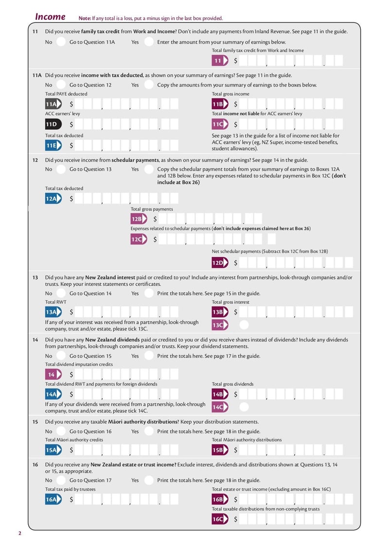 Large thumbnail of IR3 Individual Income Return - Mar 2017
