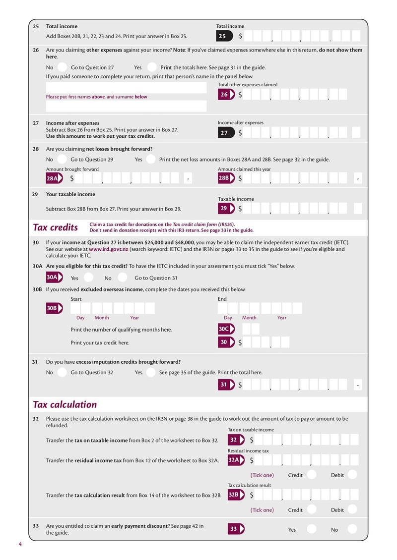 Large thumbnail of Form IR3 - Mar 2016