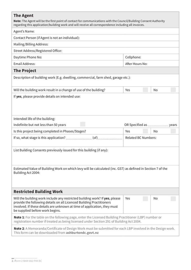 Large thumbnail of BAM 002 PIM and Building Consent Application - Jan 2022
