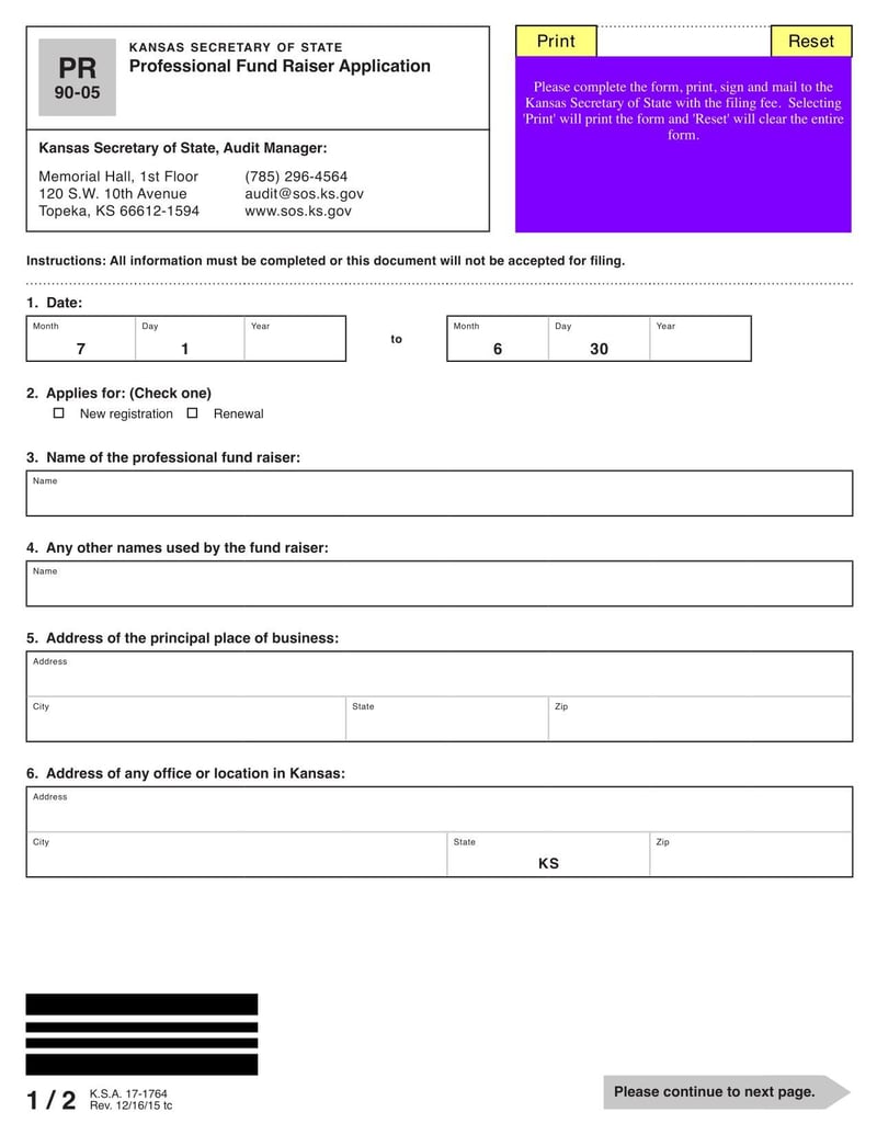 Large thumbnail of Form PR 90-05