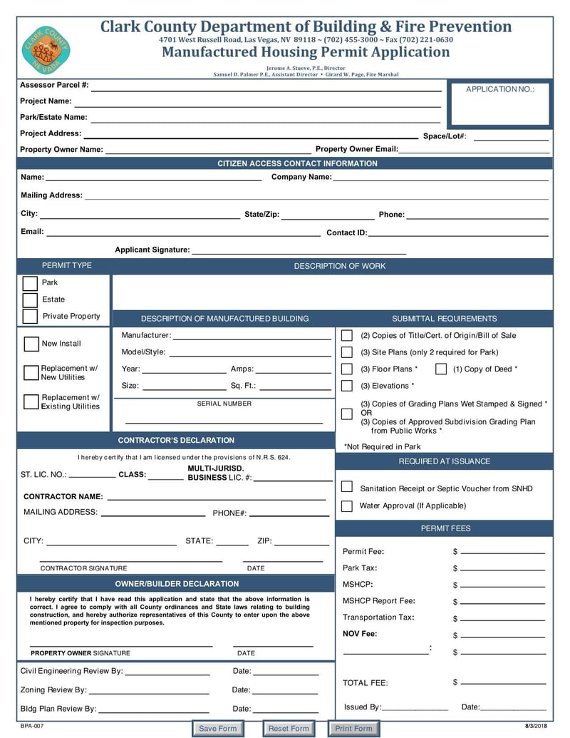 Large thumbnail of Form BPA-007