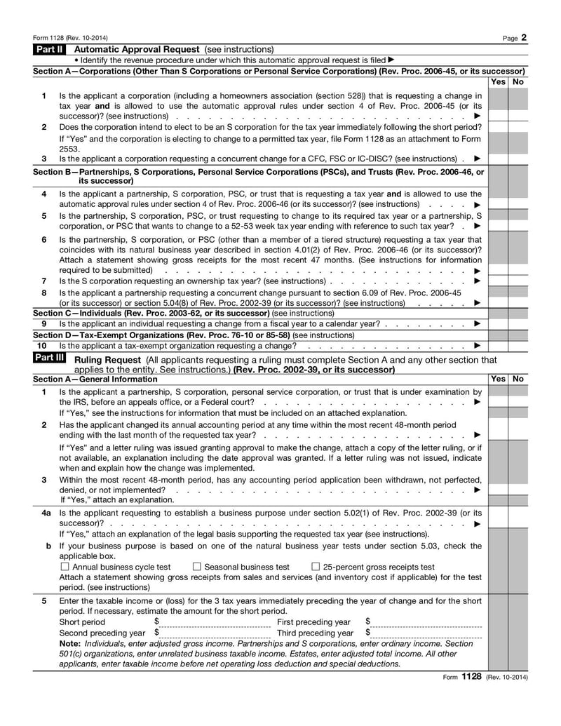 Large thumbnail of Form 1128 - Oct 2014
