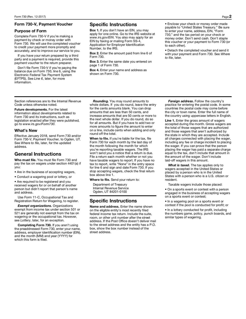 Large thumbnail of Form 730 - Dec 2017