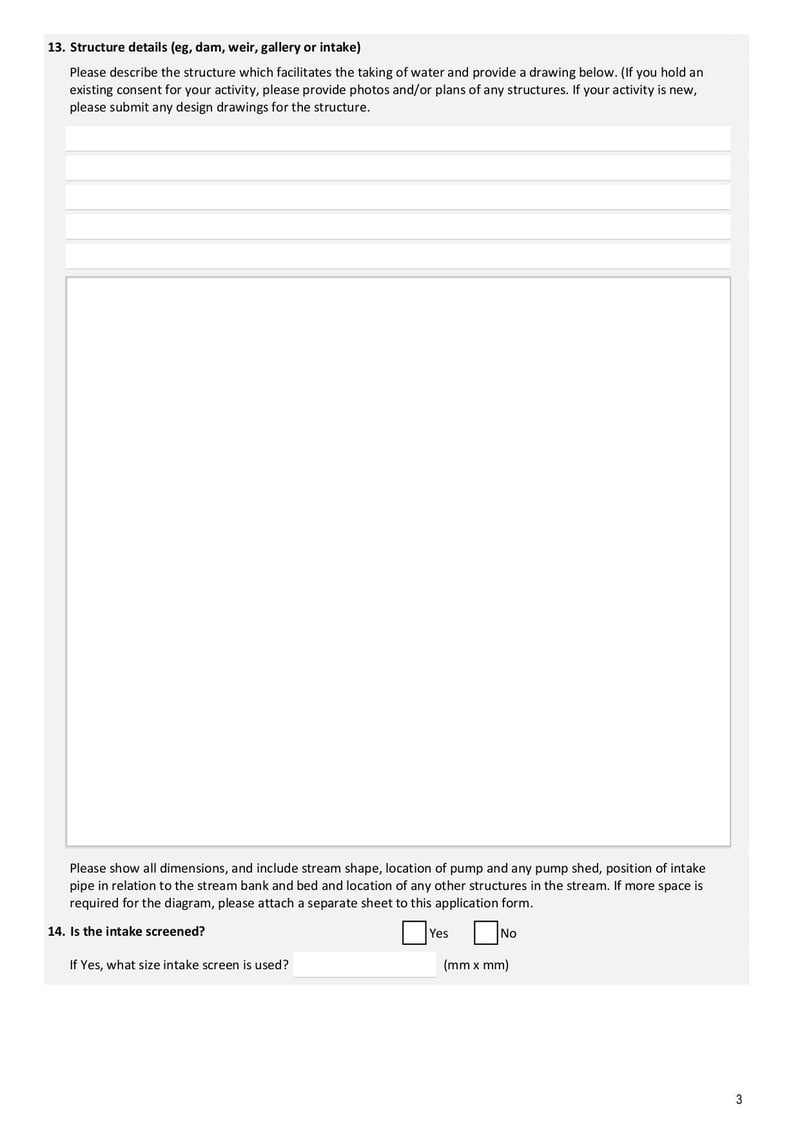 Large thumbnail of Form 2b Water Permit Application to Take Use Surface Water - Mar 2021