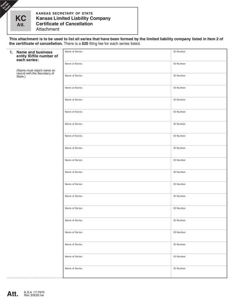 Large thumbnail of Certificate of Cancellation - Sep 2020