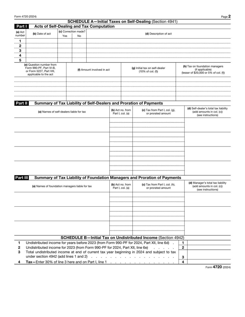 Large thumbnail of Form 4720 - 2024