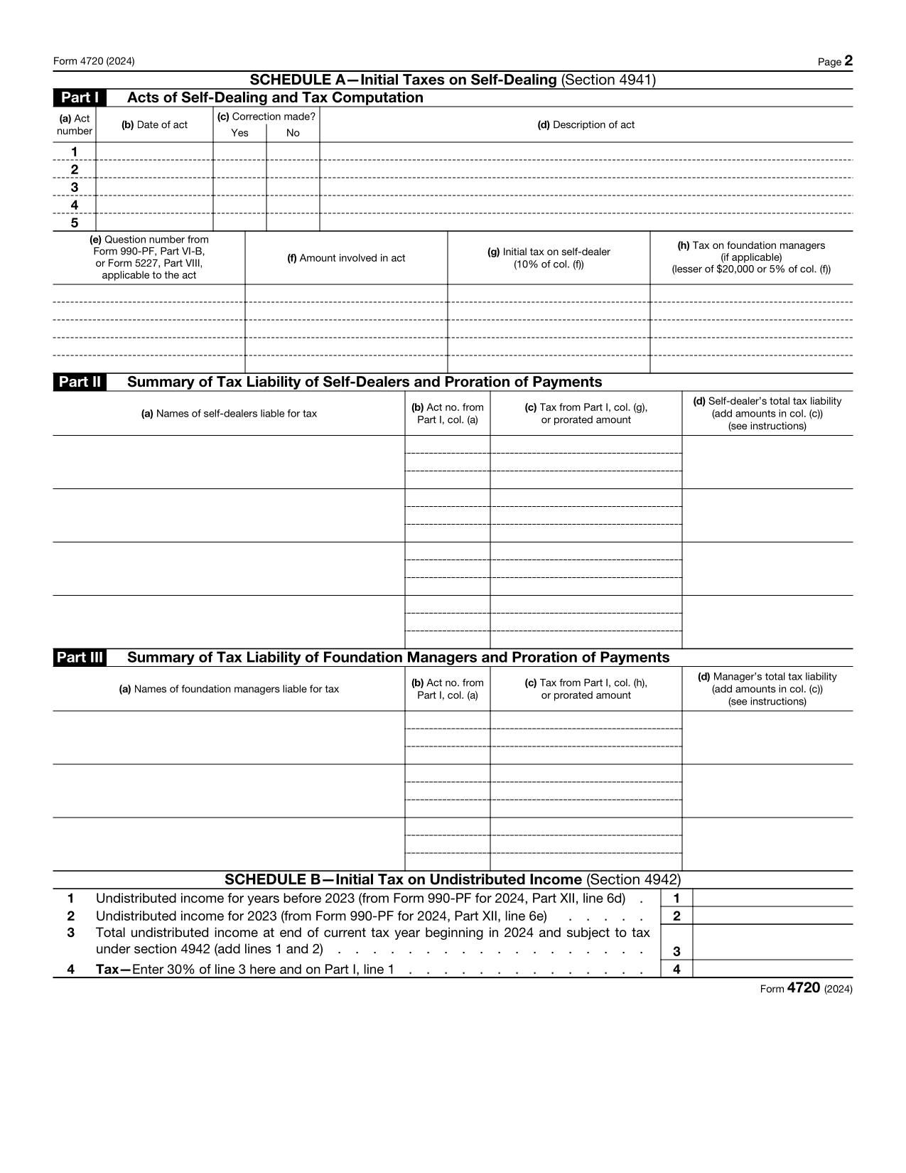 Form 4720 | Fill and sign online with Lumin