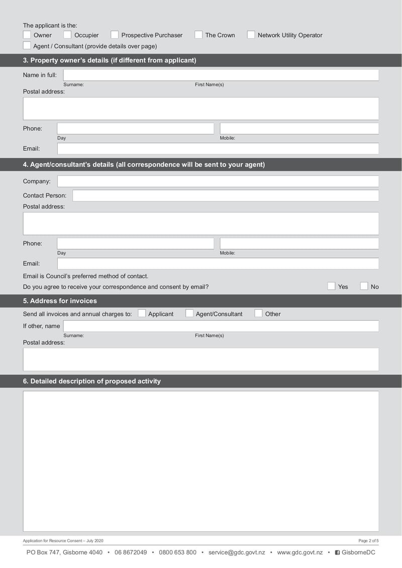 Large thumbnail of Resource Consent Application 0720 RE1 - Jul 2020