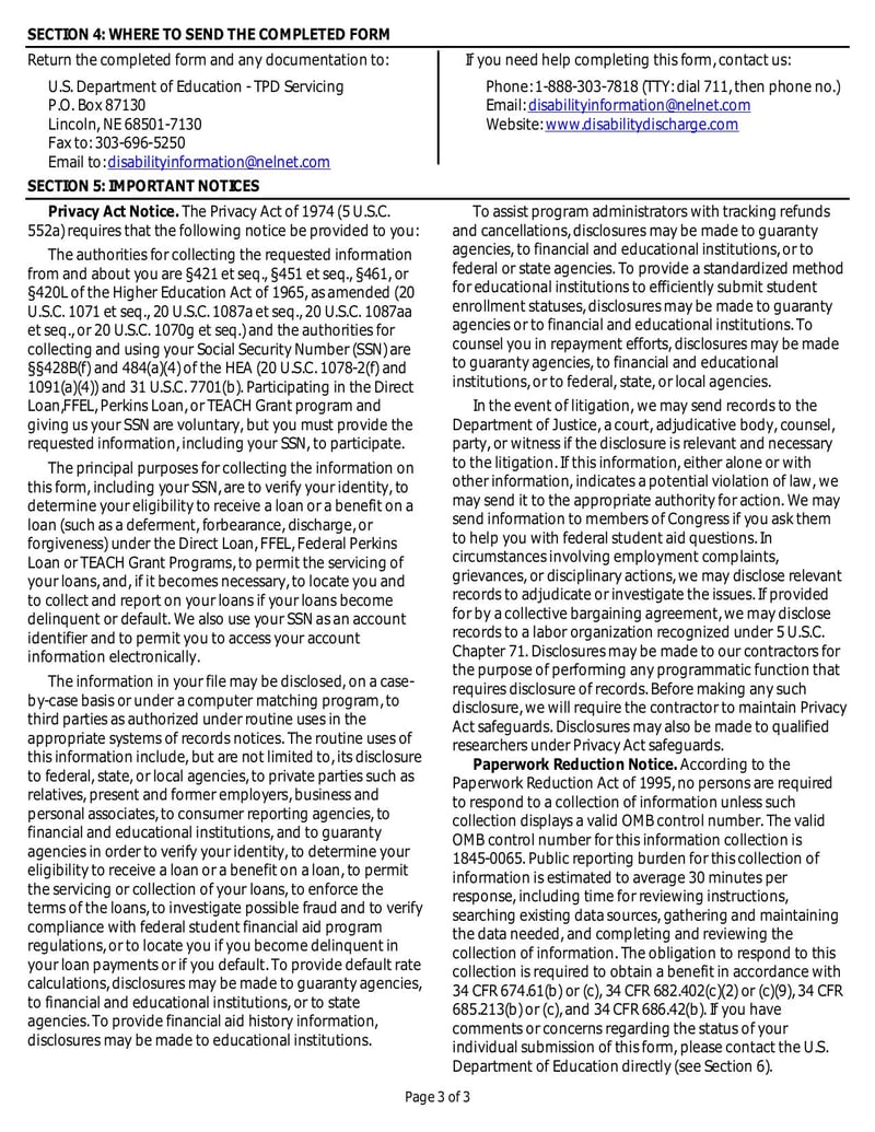 Large thumbnail of Applicant Representative Designation: Total and Permanent Disability - Feb 2017