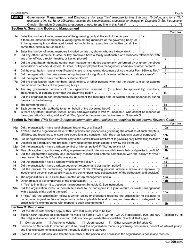 Large thumbnail of Form 990 - Jan 2023