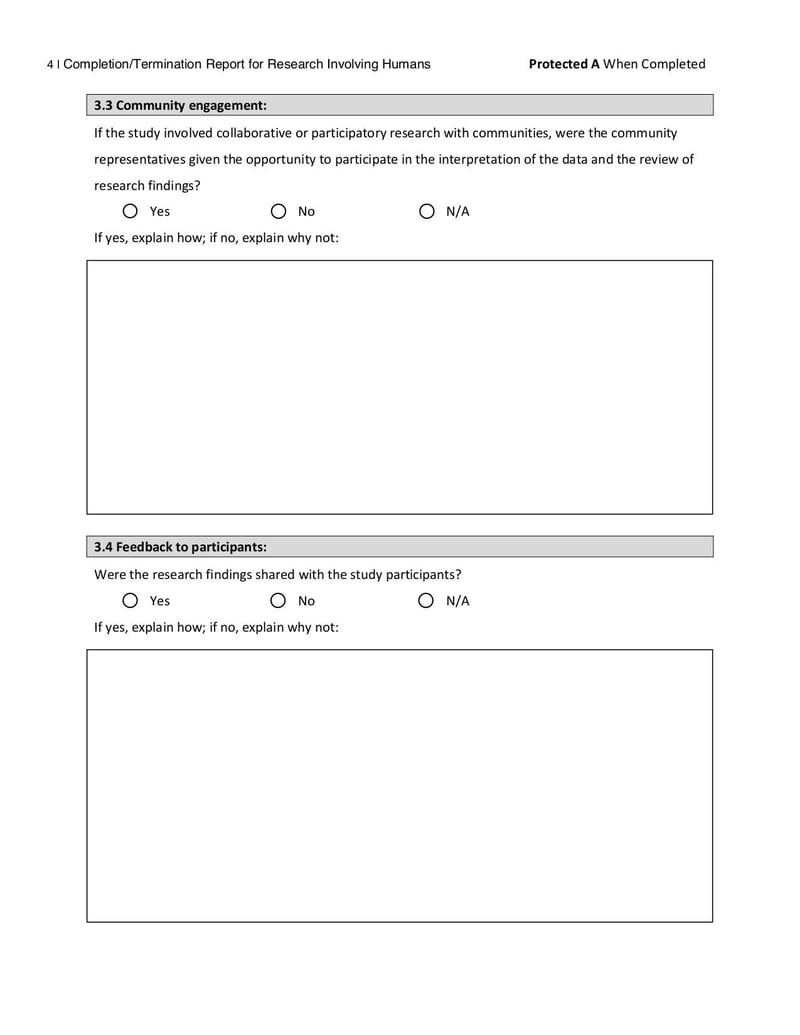 Large thumbnail of Completion/Termination Report for Research Involving Humans - Mar 2022
