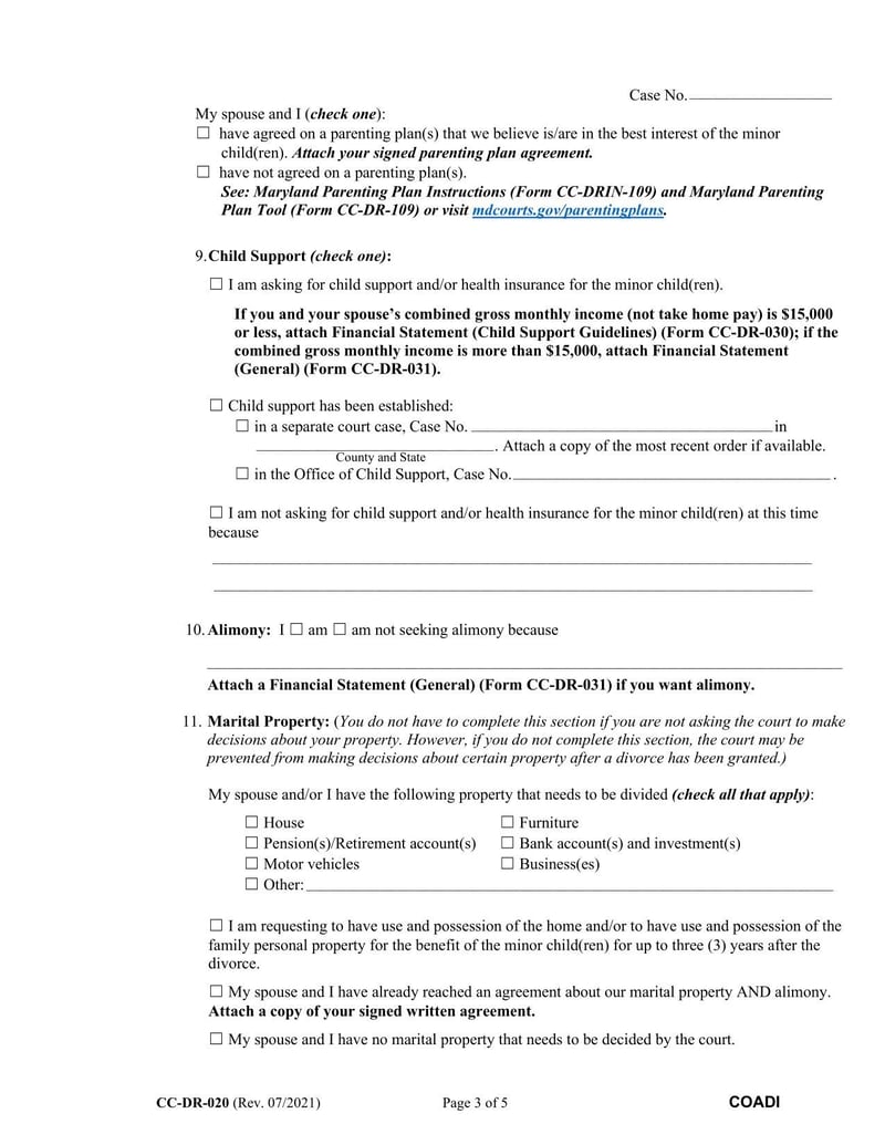 Large thumbnail of Form CCDR-020