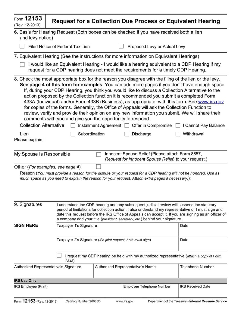 Large thumbnail of Form 12153 - Dec 2013