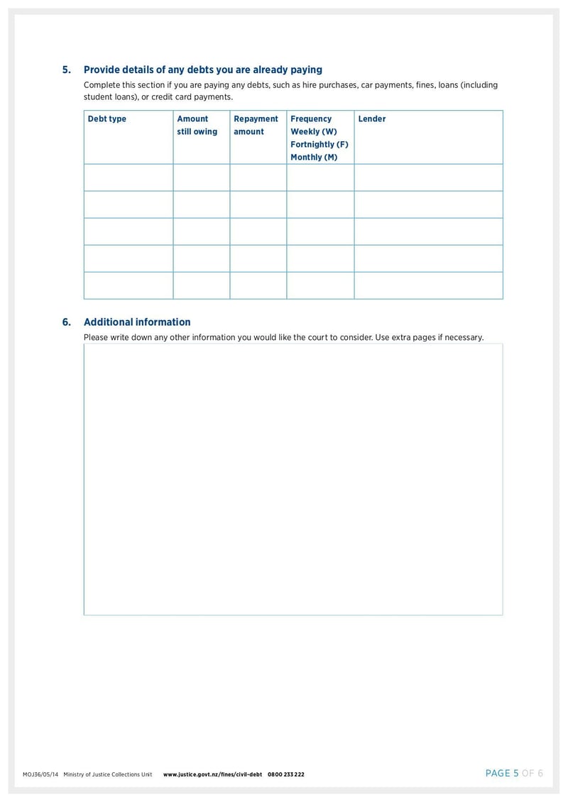 Large thumbnail of Financial Statement Individual Form 36 - May 2014