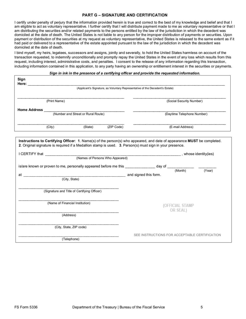 Large thumbnail of FS Form 5336 - Dec 2020