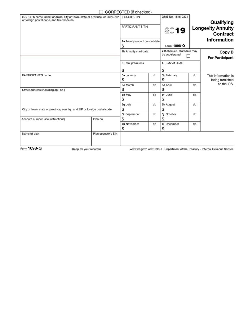 Large thumbnail of Form 1098-Q - Jan 2019