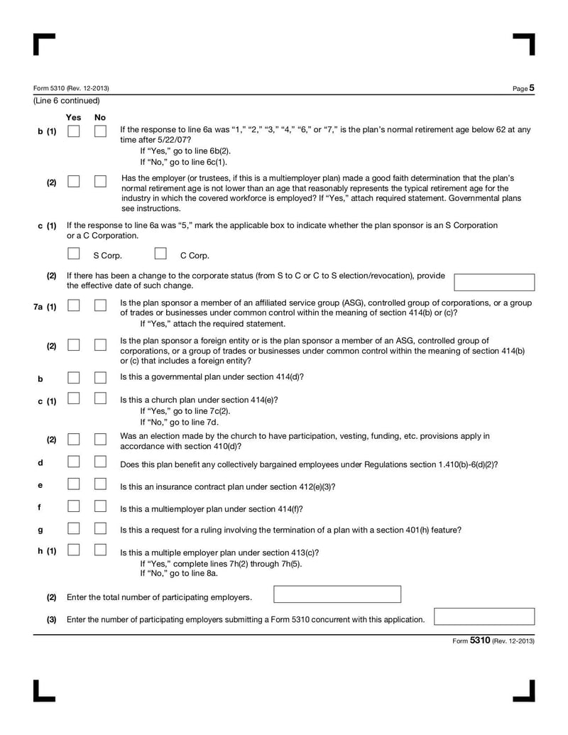 Large thumbnail of Form 5310 - Dec 2013