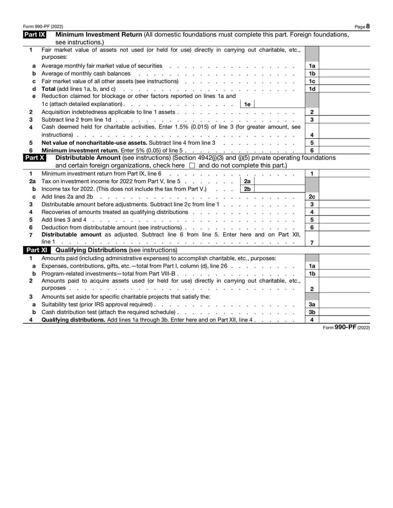 Thumbnail of Form 990-PF - Dec 2022 - page 7