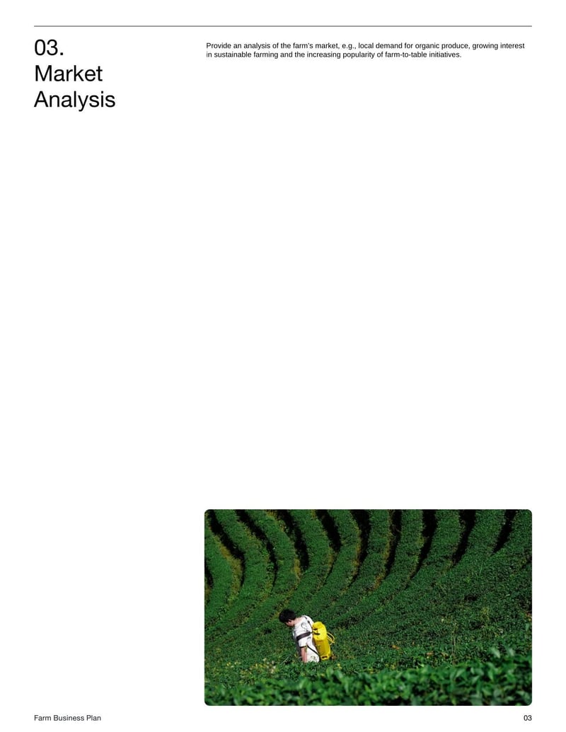 Farm Business Plan for managing crop, livestock or agribusiness operations and financials