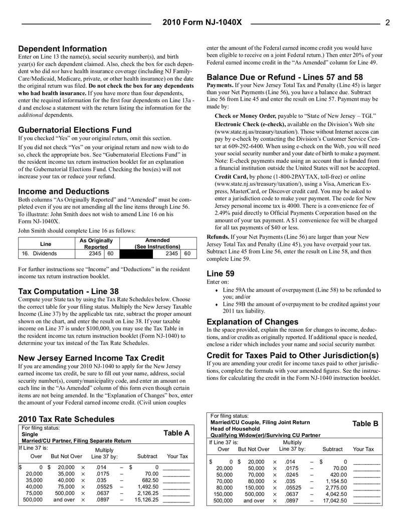 Large thumbnail of Form 1040X - Apr 2013