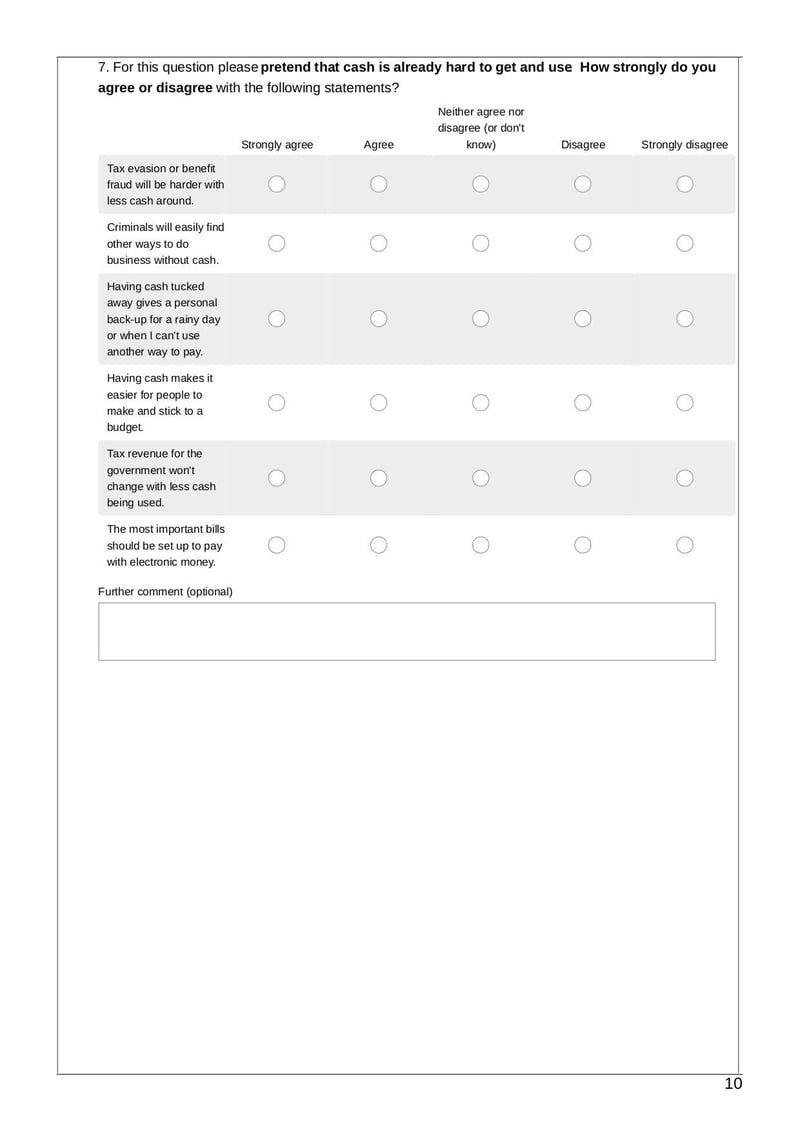 Large thumbnail of Future of Cash Feedback Form - Aug 2019