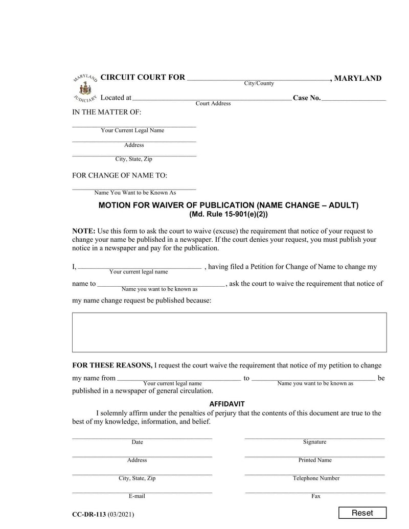 Large thumbnail of Form CC-DR-113