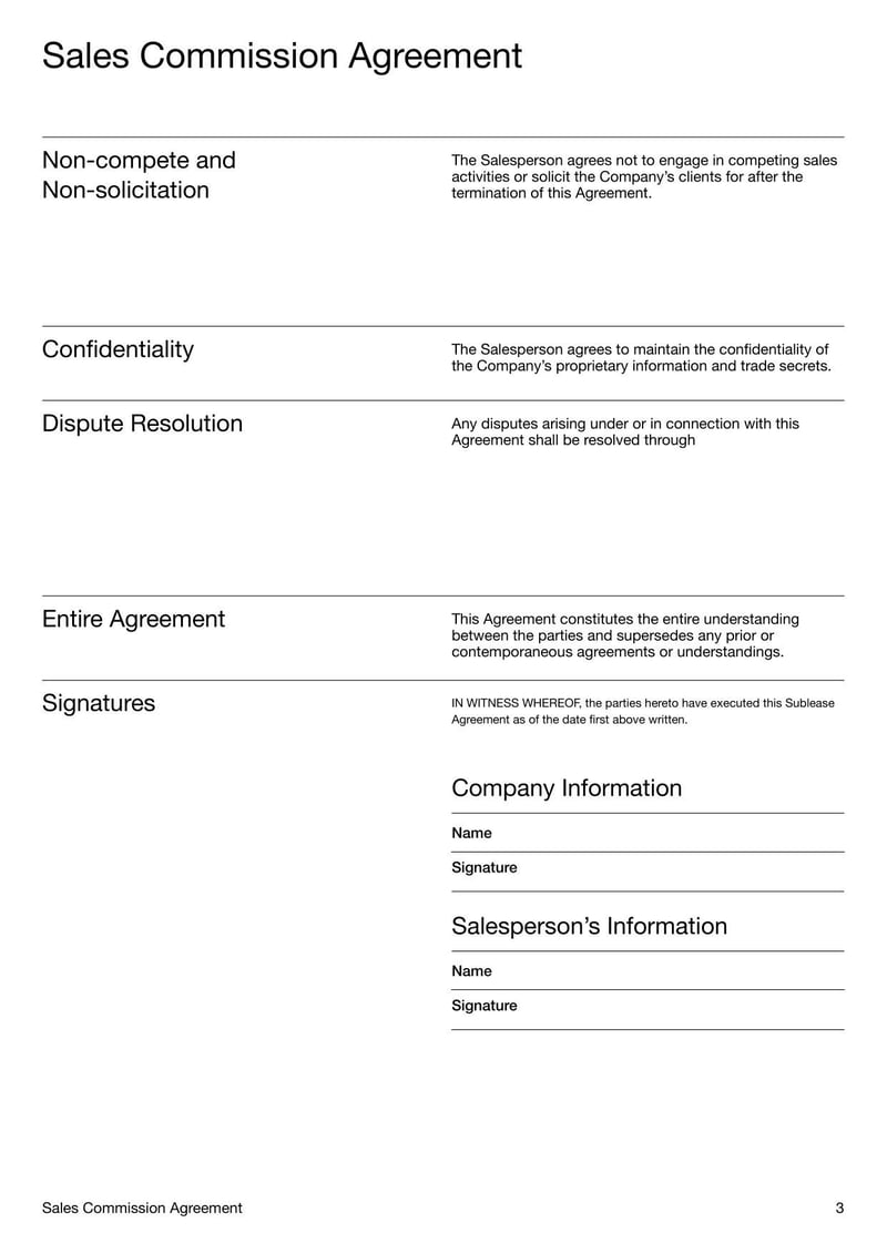Thumbnail of Sales Commision Agreement - page 2