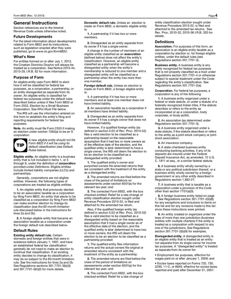 Large thumbnail of Form 8832 - Dec 2013
