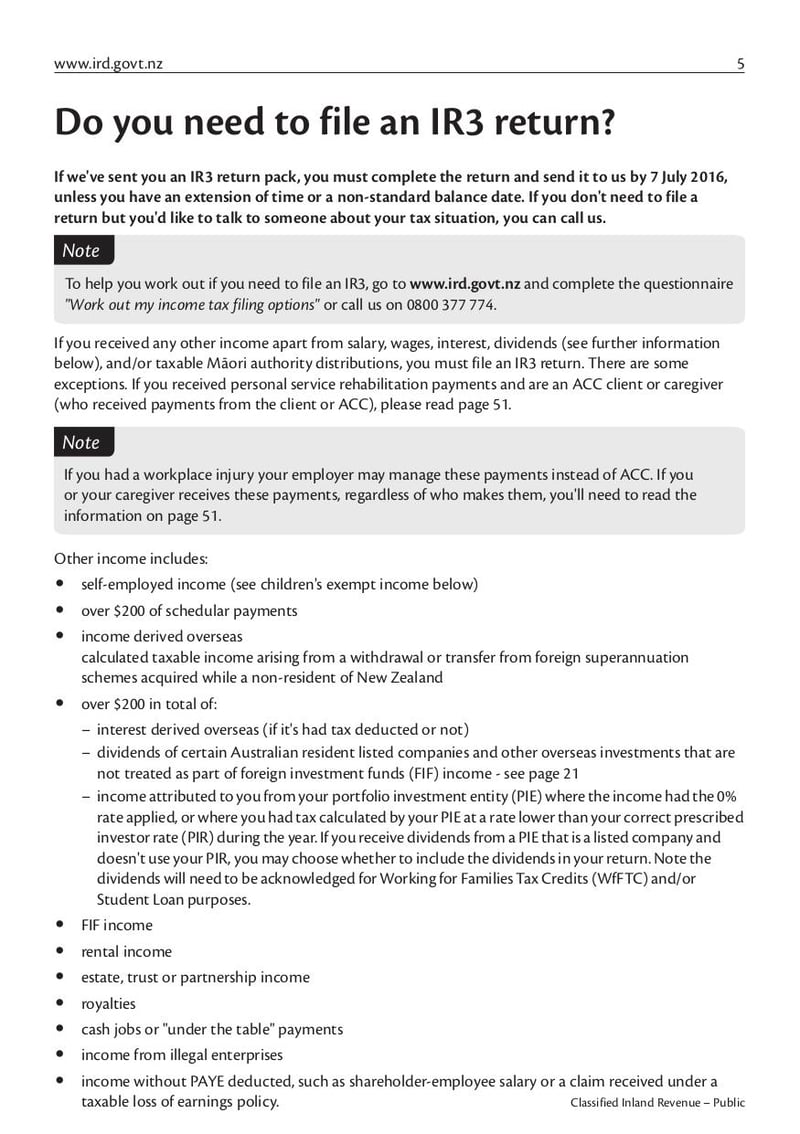 Large thumbnail of IR3G Individual Tax Return Guide - Mar 2016