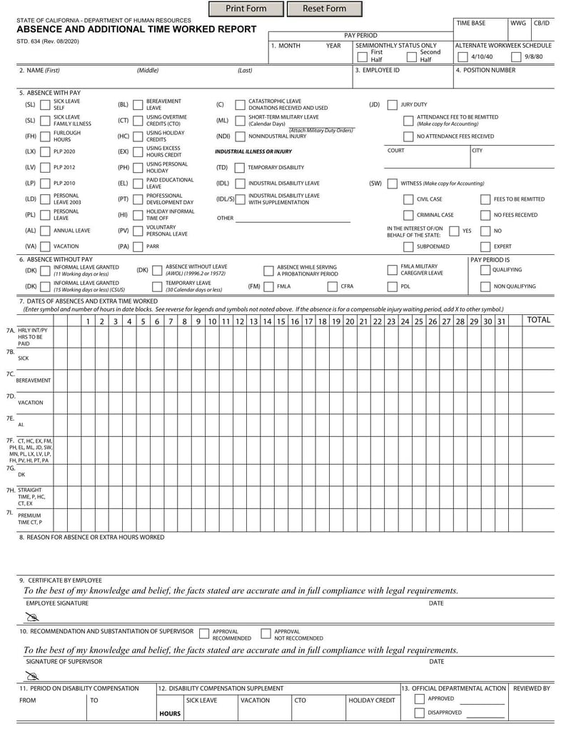 Large thumbnail of Form STD 634