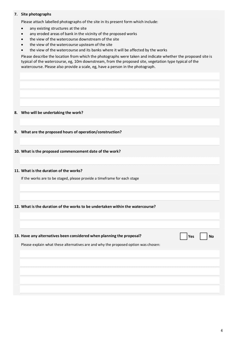 Large thumbnail of Form 6c Land Use Consent Application to Construct a Bridge, Culvert or Pipe in the Bed of a Watercourse or Lake - Mar 2021