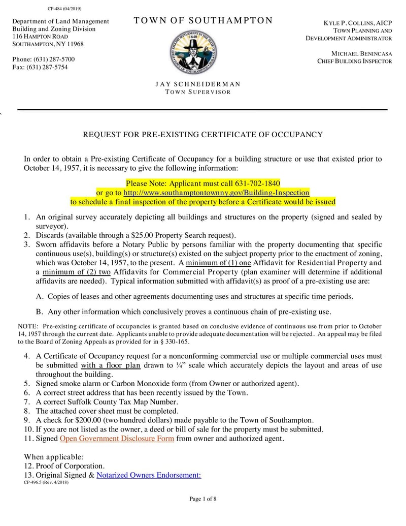 Large thumbnail of Form CP-484 (Apr 2019)