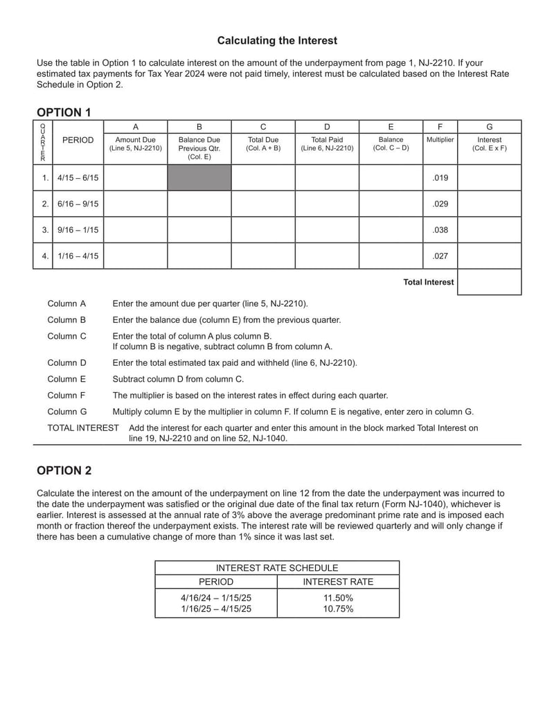Large thumbnail of Form NJ-2210 - 2024