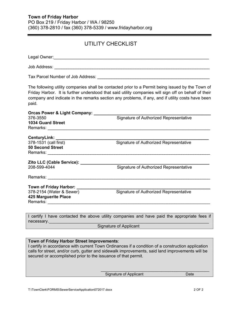 Large thumbnail of Friday Harbor Sewer Service Application