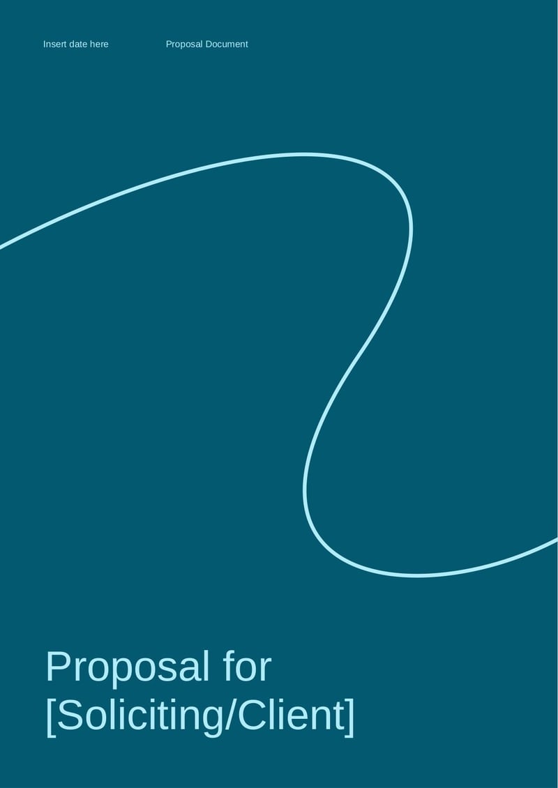 Large thumbnail of Formally Solicited Business Proposal Template