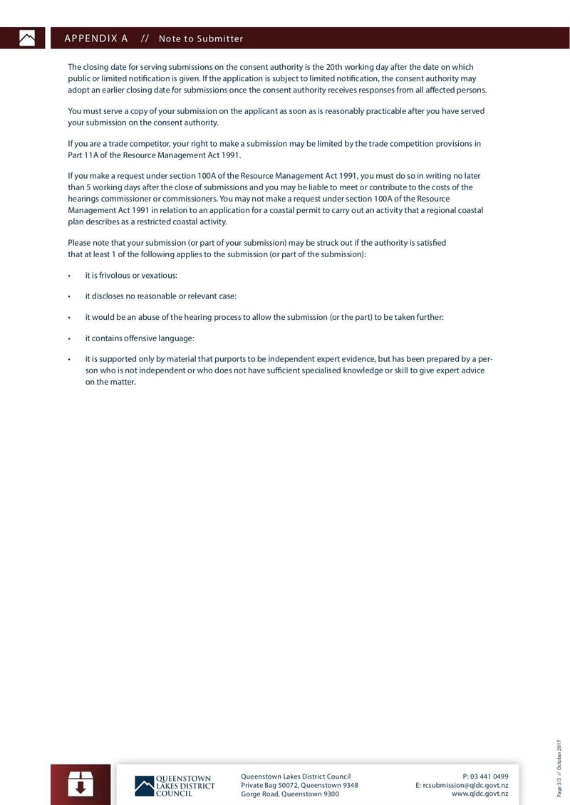 Large thumbnail of QLDC Submission Form 13 Notified Resource Consent - Oct 2017