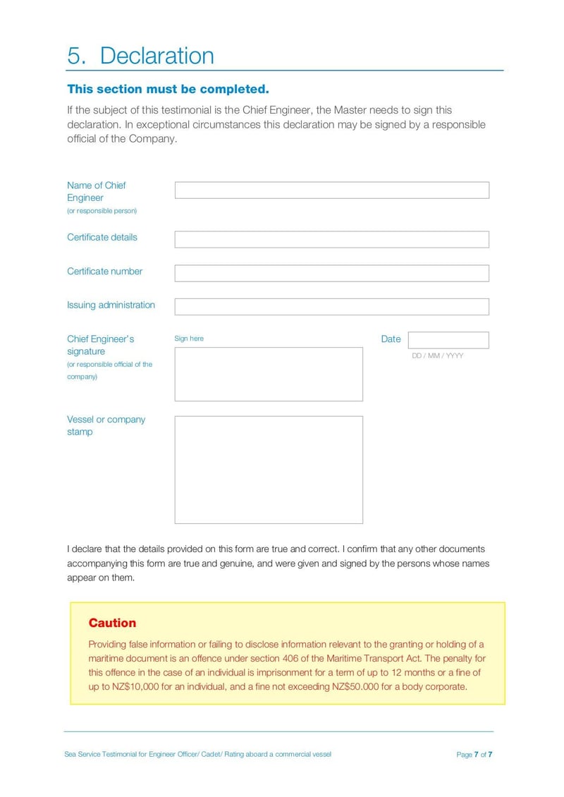 Large thumbnail of Sea Service Testimonial - Oct 2015