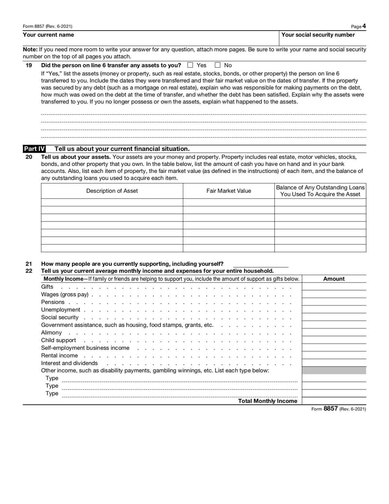 Large thumbnail of Form 8857 - Jun 2021