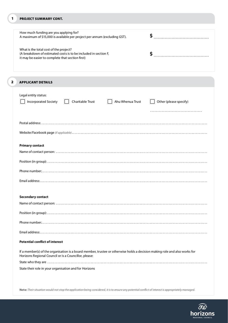 Large thumbnail of Community Climate Response Fund Application Form - May 2022