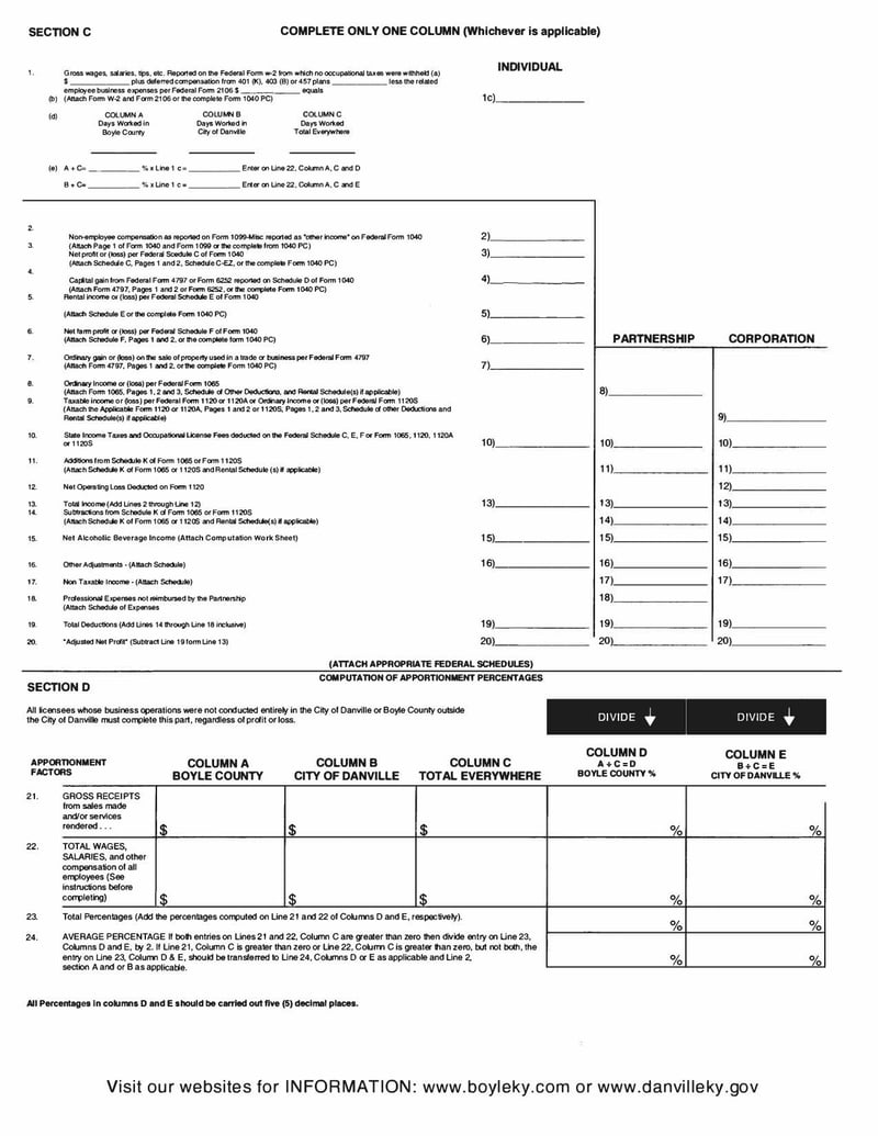 Large thumbnail of Form Annual License Fee Return - Nov 2019