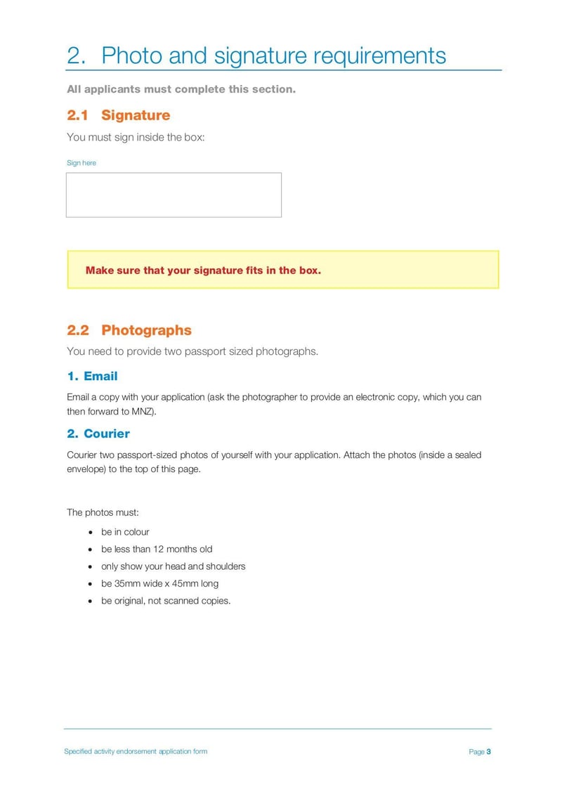Large thumbnail of Specified Activity Endorsement Application Form - Jun 2019