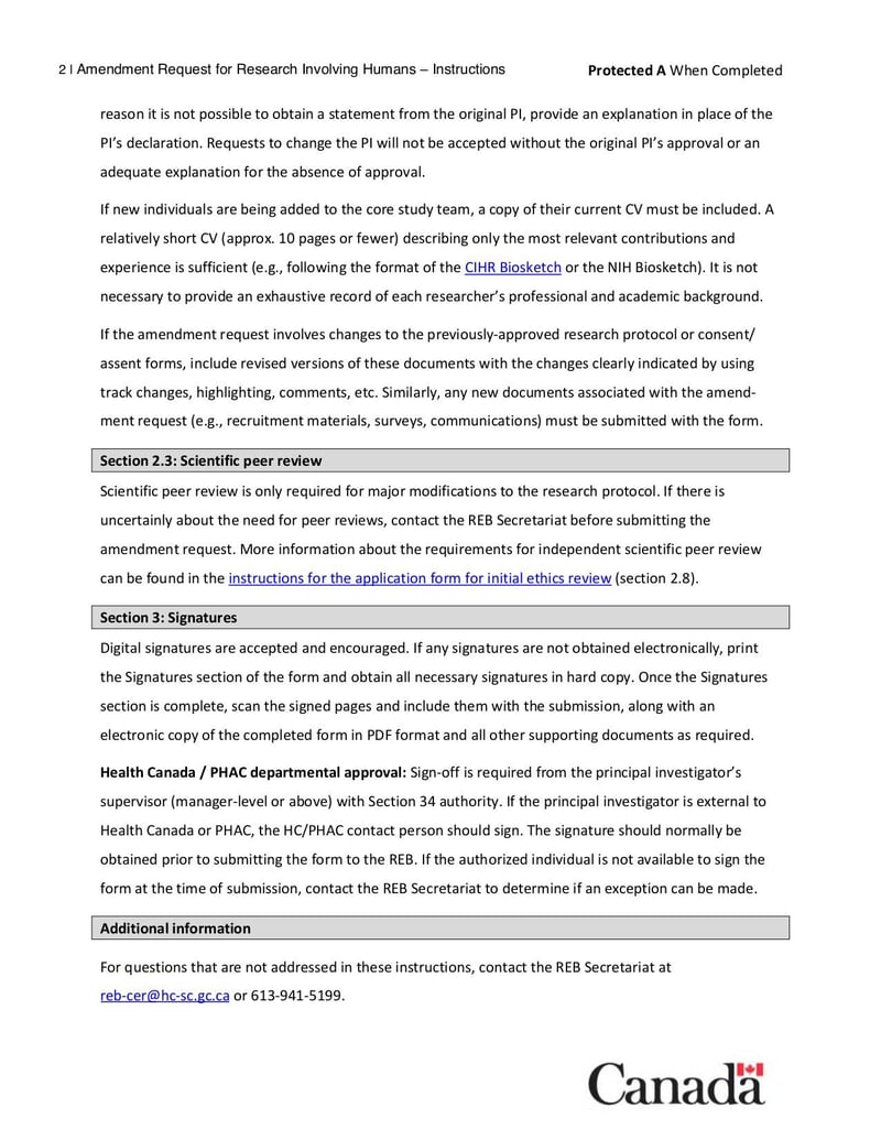 Large thumbnail of Amendment Request for Research Involving Humans - Mar 2022