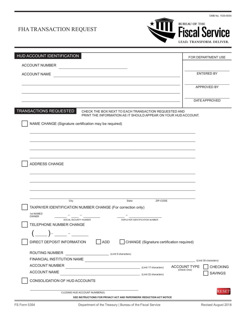 Large thumbnail of Form 5354 - Aug 2018