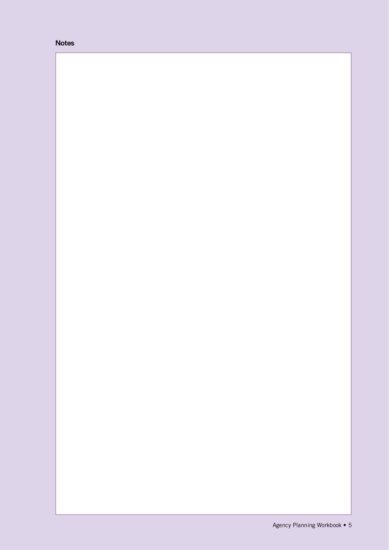Large thumbnail of Agency Planning Workbook Forms Version - May 2021