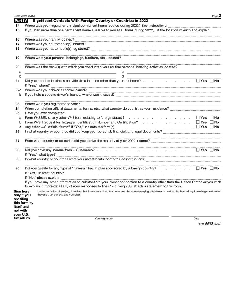 Large thumbnail of Form 8840 - Jan 2022